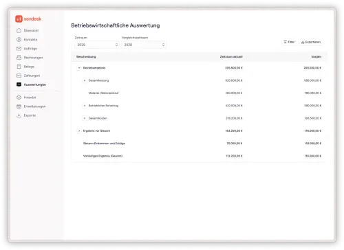 BWA erstellen leicht gemacht mit sevdesk!